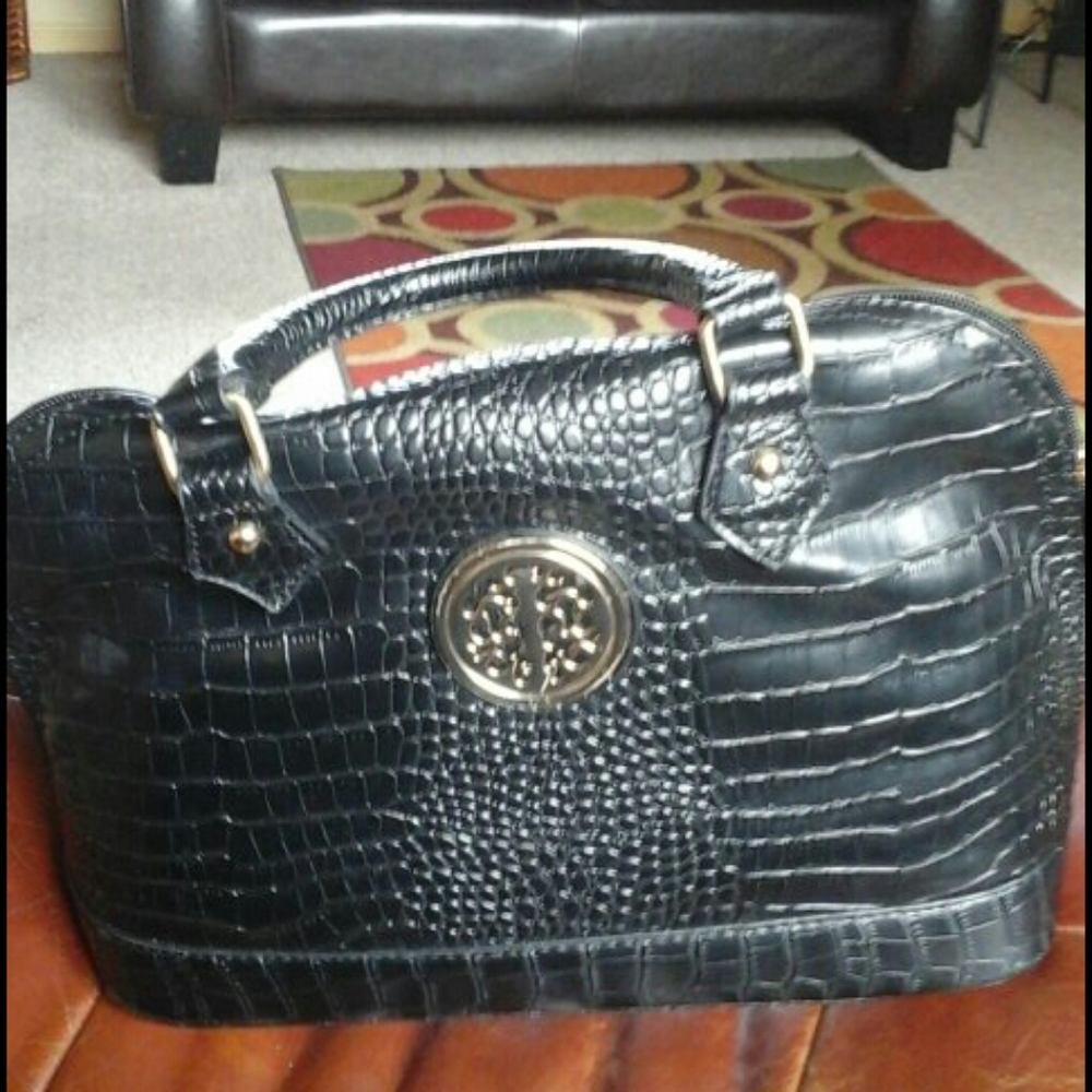 Black handbag
